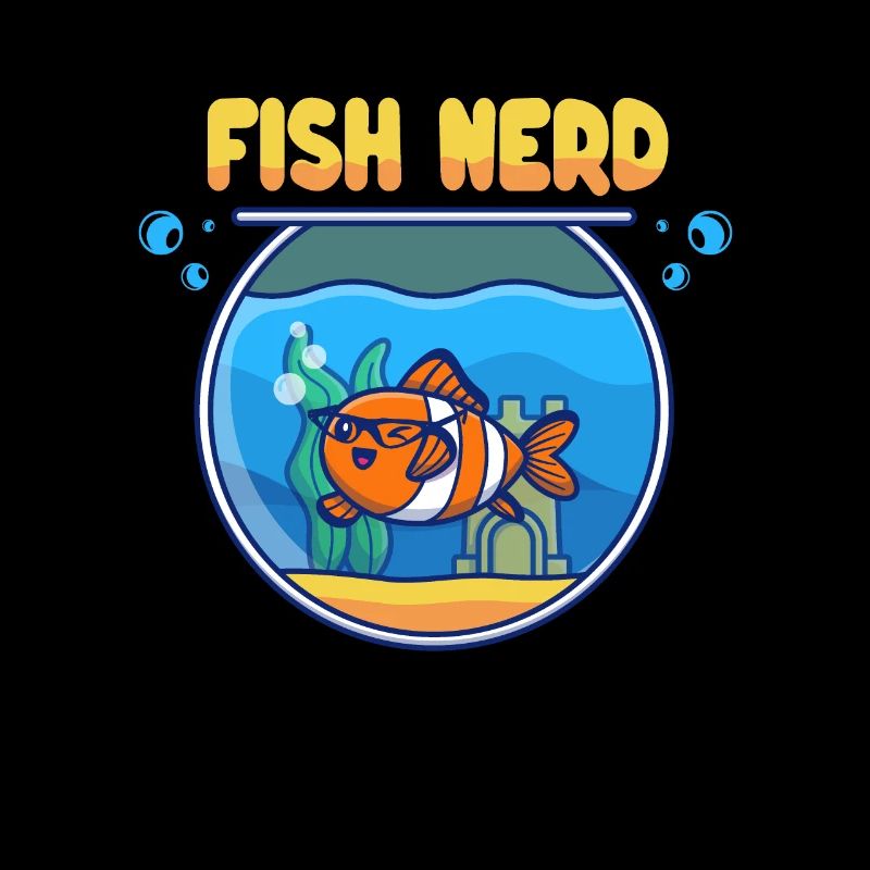 Lustiges Aquaristik Fish Nerd