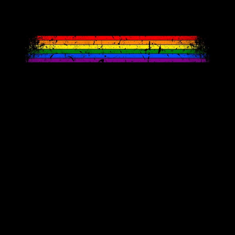 Drapeau arc-en-ciel LGBTQ, look utilisé