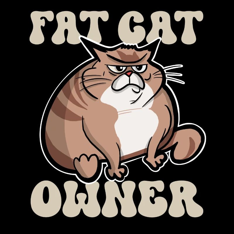 Propriétaire de gros chat