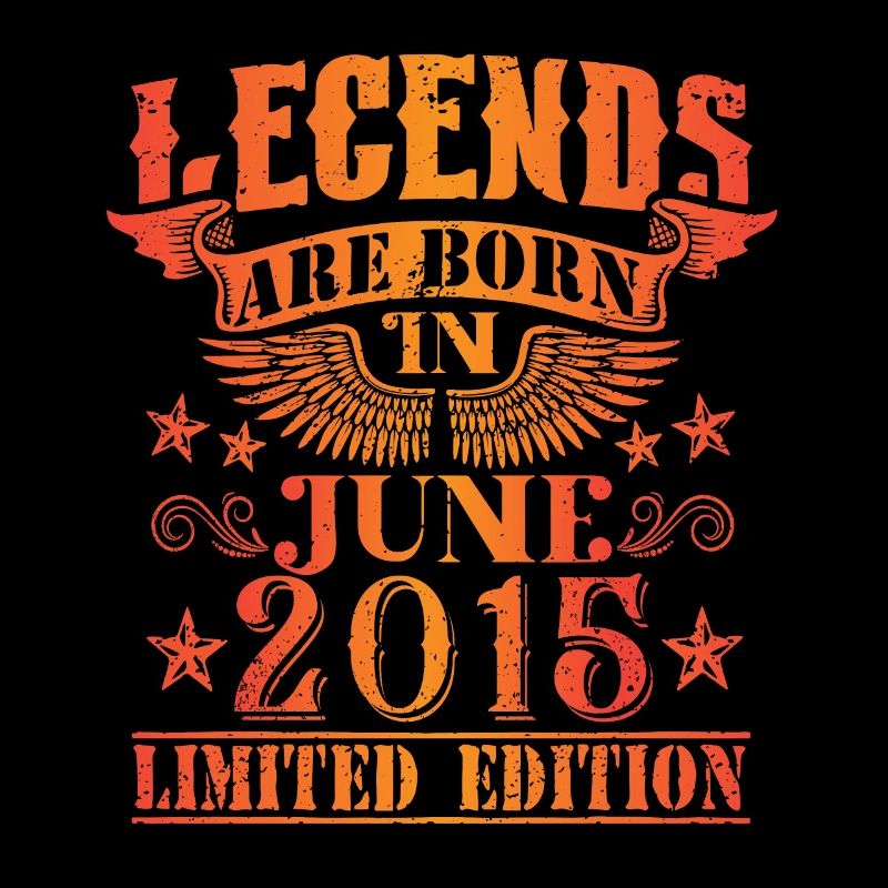 Geburtstag Juni 2015 Limited Edition Vintage