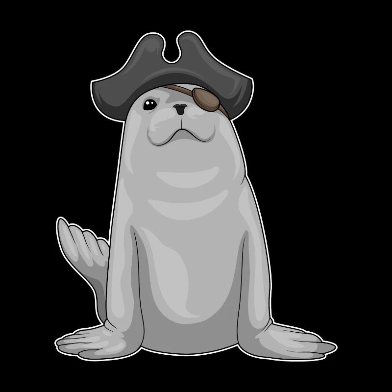 Seal Pirate Eye Patch