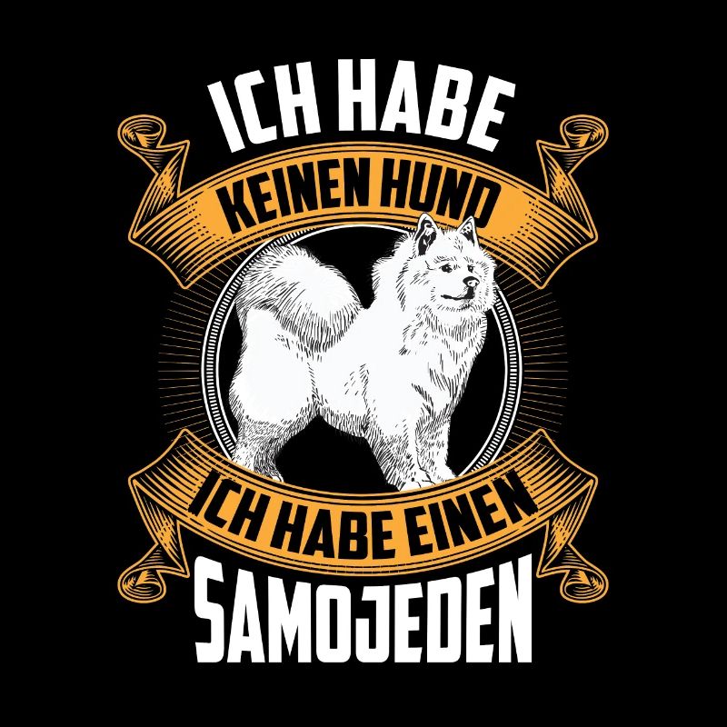Ich habe einen Samojede Samojedenspitz