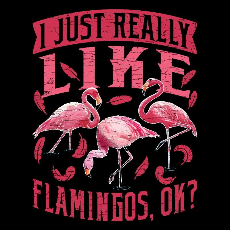 Flamingo Spruch