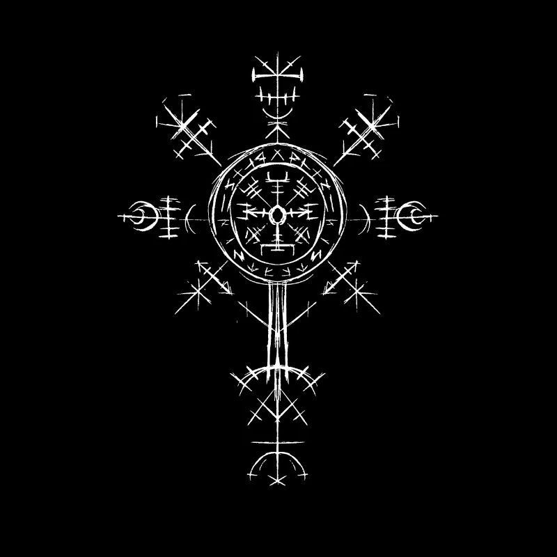 Celtic Vikinger Vegvisir compas Vikings