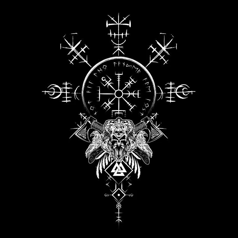 Celtic Vikinger Vegvisir compass Vikings