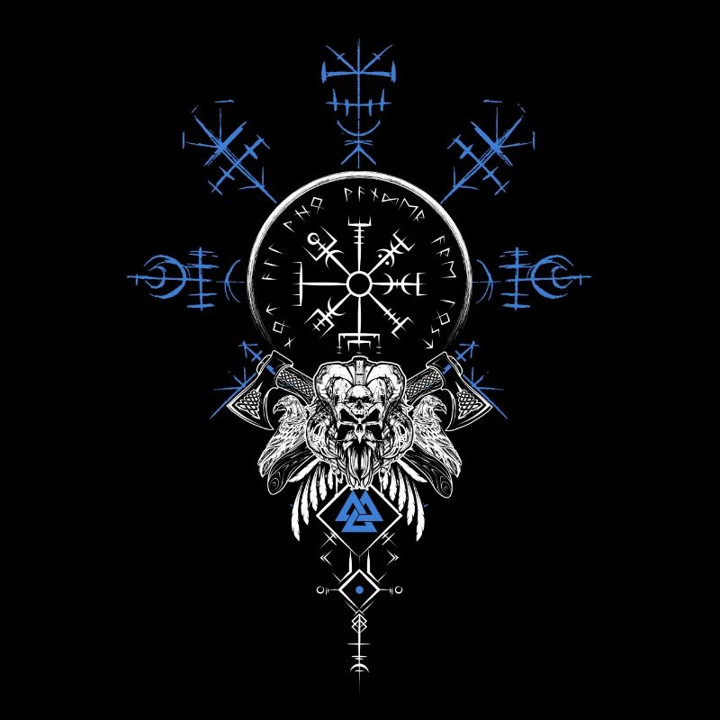 Celtic Vikinger Vegvisir compass Vikings