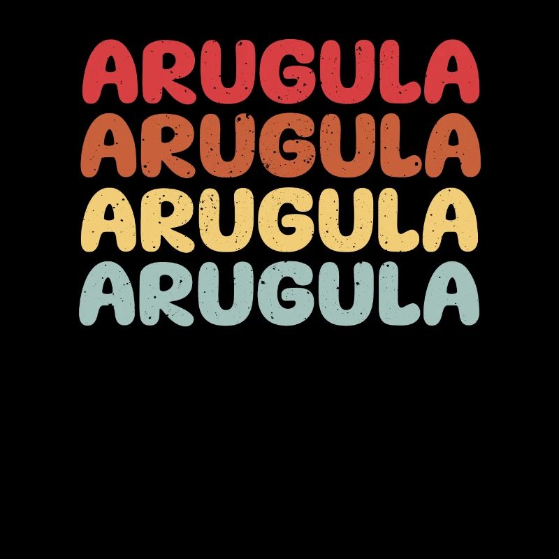 Arugula lettering