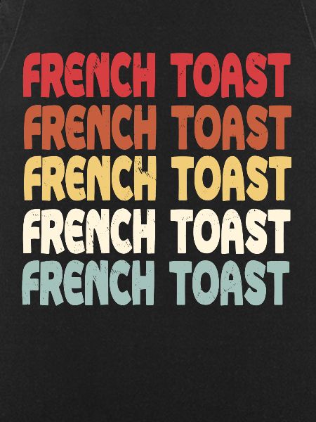 French Toast lettering