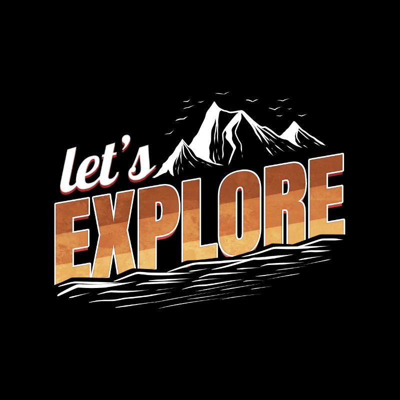 Logo Let’s Explore On Camping