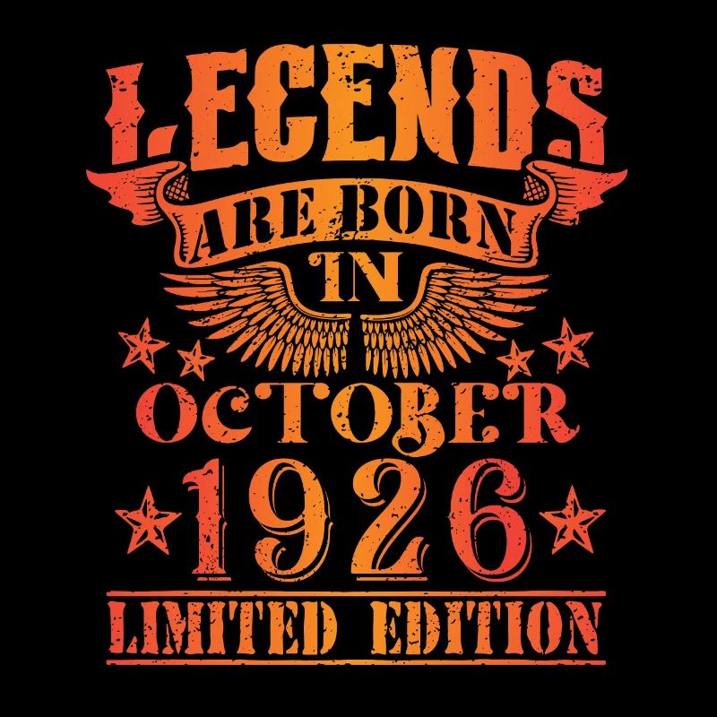 Anniversaire Octobre 1926 Edition Limitée Millésime