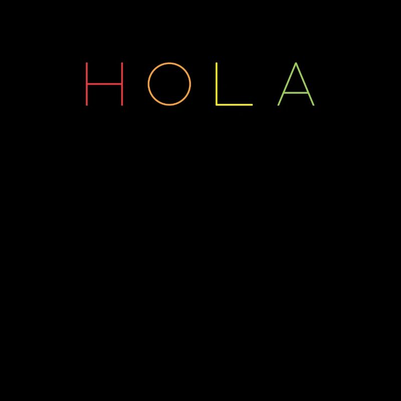 Hallo auf Spanisch HOLA