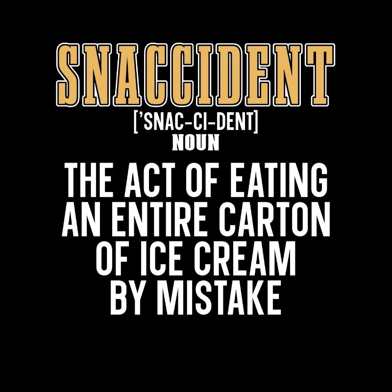 Ice Cream Snaccident L’acte de manger de la glace à la vanille