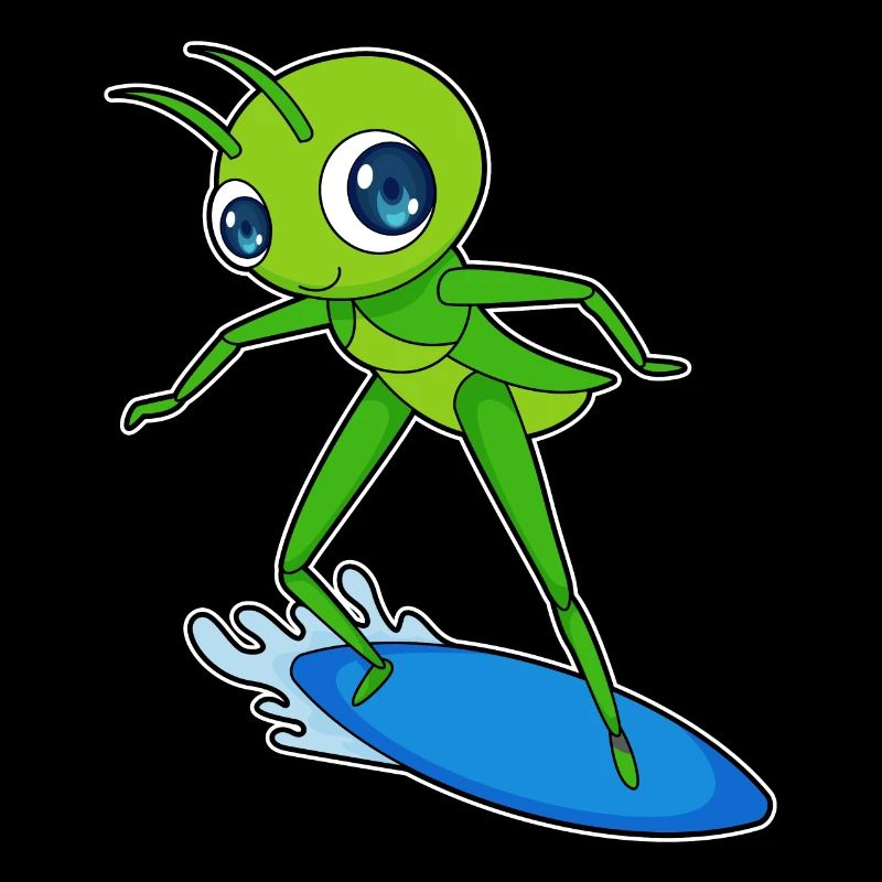 Caterpillar Surfer Surbrett