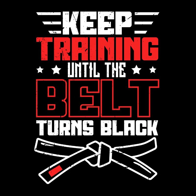 Continuez à vous entraîner jusqu’à ce que la ceinture devienne Black Jiu Jitsu