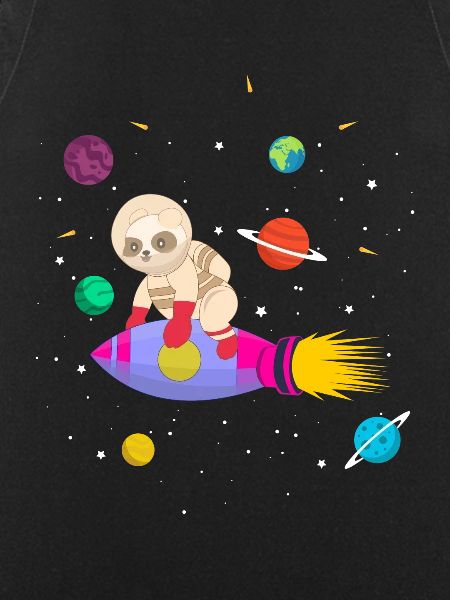 Future astronaut panda bear