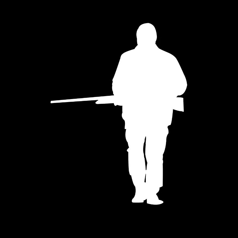 Hunter Hunting Silhouette