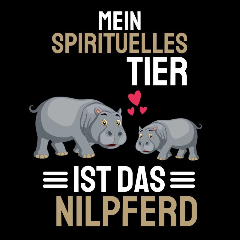 Hippo Afrika Tier Lustiges Geschenk Nilpferd