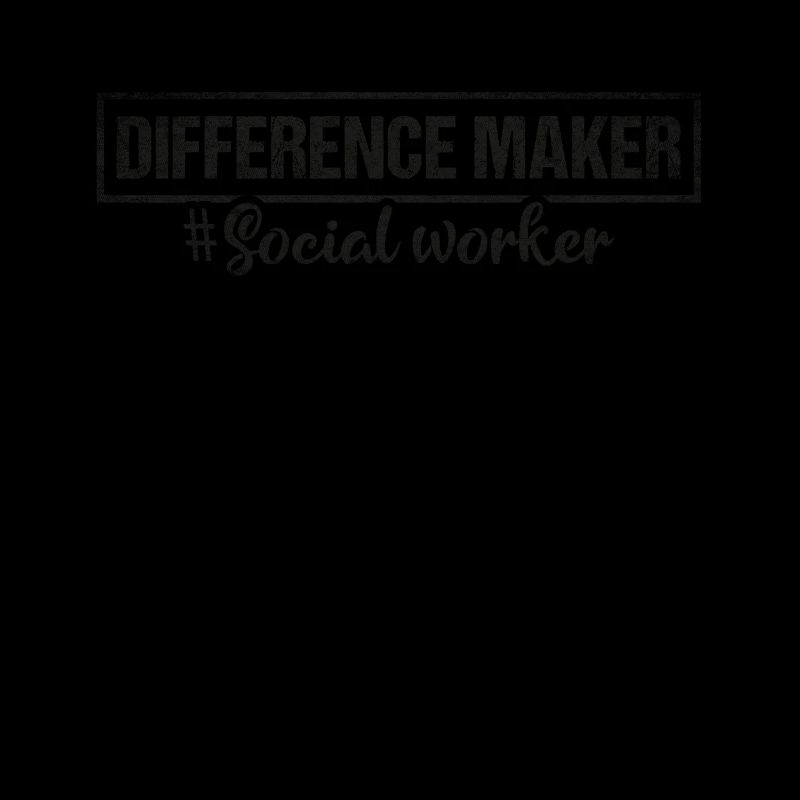 Travailleur social fier de Difference Maker