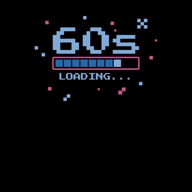 60th Birthday 60 Years 60s Loading Bar Gaming
