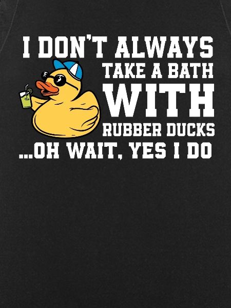 Funny rubber duckling