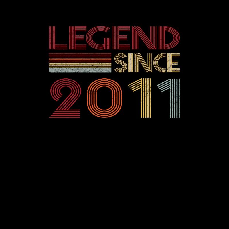 2011 Birthday Legend since Retro Vintage