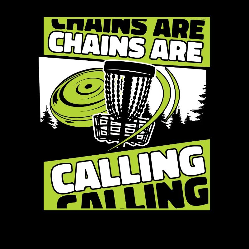 Les chaînes appellent Basket Disc Disc Golfer