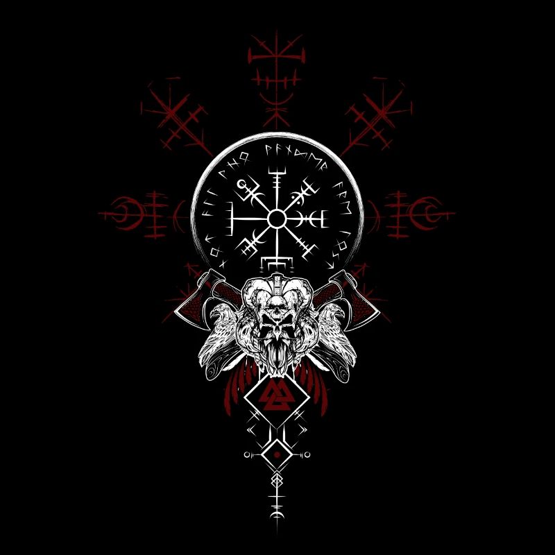 Celtic Vikinger Vegvisir compass Vikings