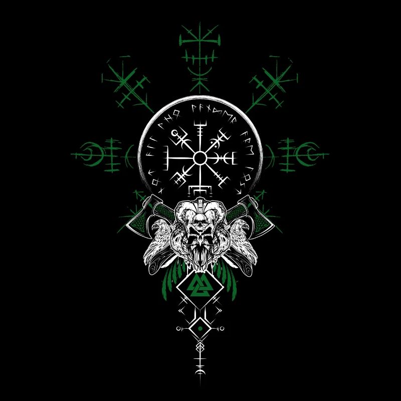 Celtic Viking Vegvisir Compass Viking
