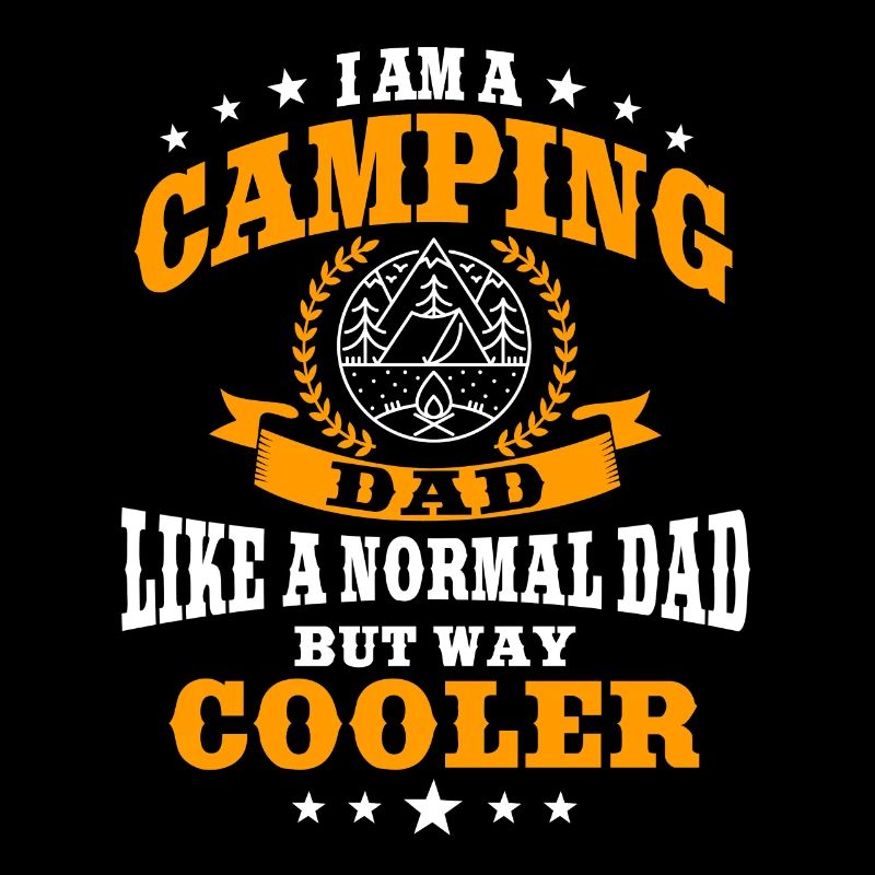 Fun camping daddy for men