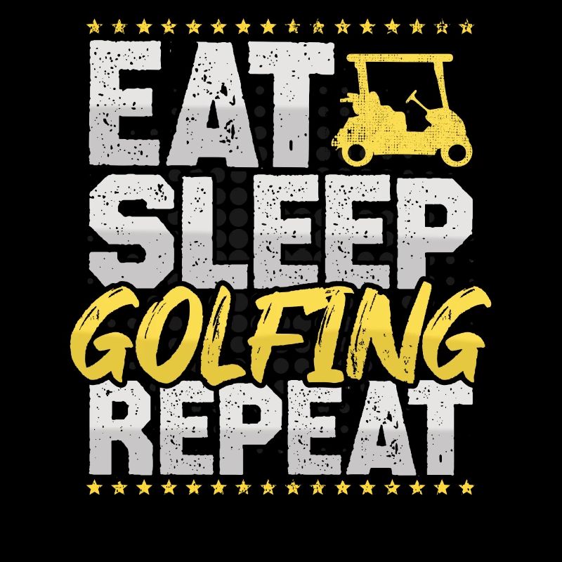 Golf Eat Sleep Repeat Golf spielen Hobby Golf