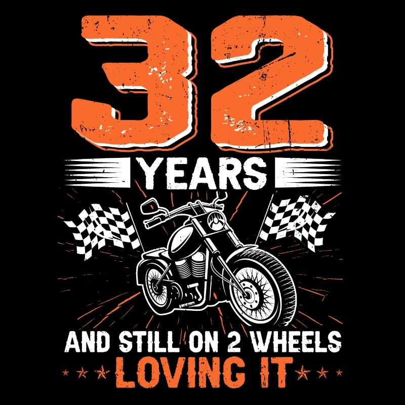 32 ans et toujours sur 2 roues 32e anniversaire