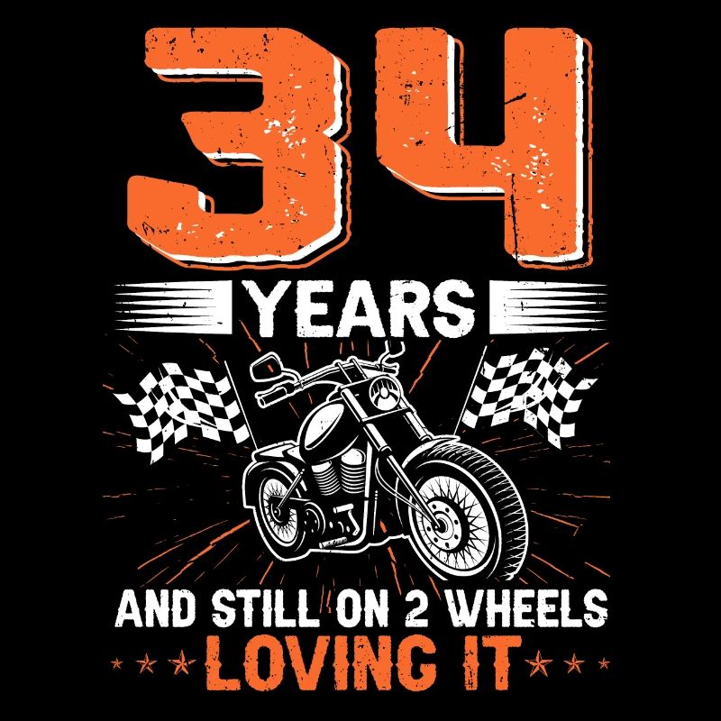 34 ans et toujours sur 2 roues 34e anniversaire