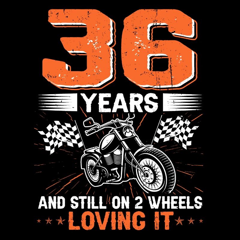 36 ans et toujours sur 2 roues 36e anniversaire