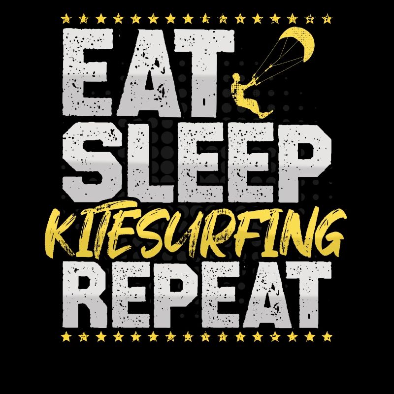 Kitesurf Manger Dormir Répéter Surf Kitesurf