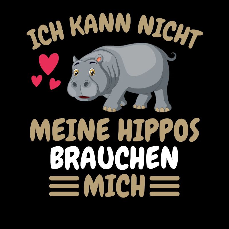 Tierliebhaber Hippo Lustiges Geschenk Nilpferd