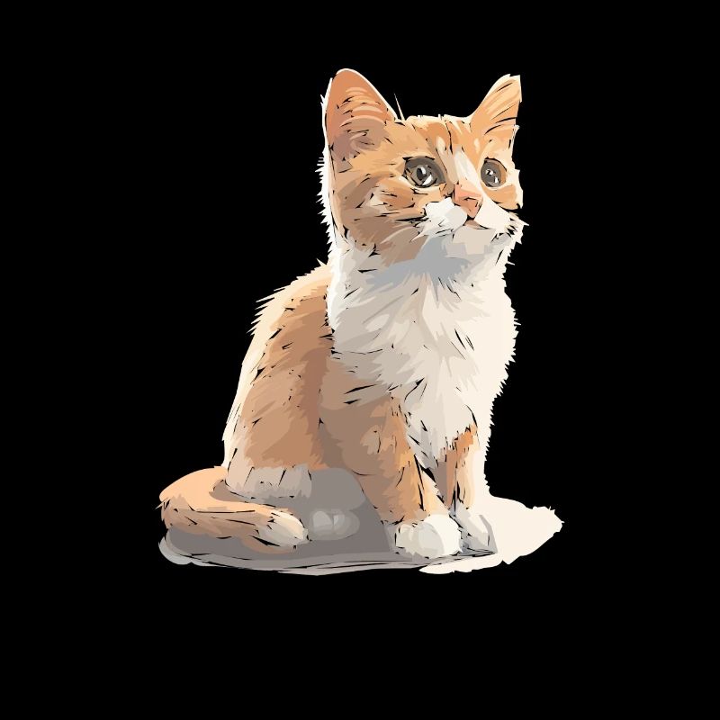 Katze cute cat Zeichnung