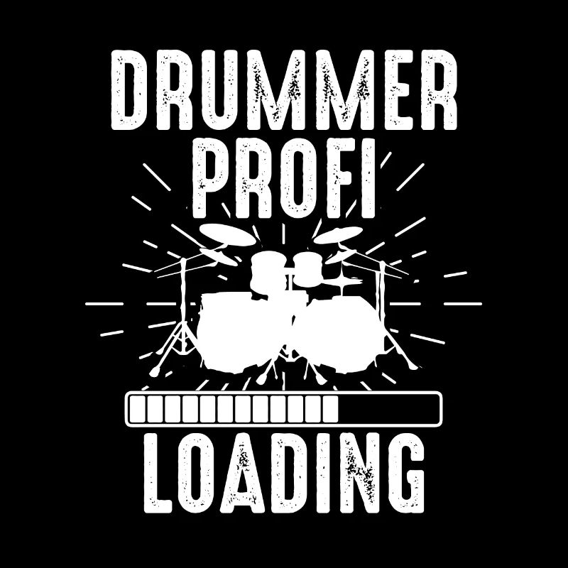 Drummer Profi Loading - Funny Drummer Drum Player