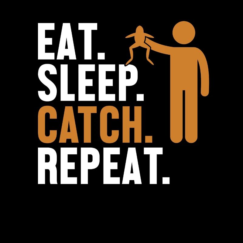 Eat Sleep Catch Repeat Tadpole Tree Frog