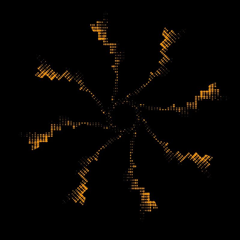 Pixel de feux d’artifice Éolienne gyroscopique
