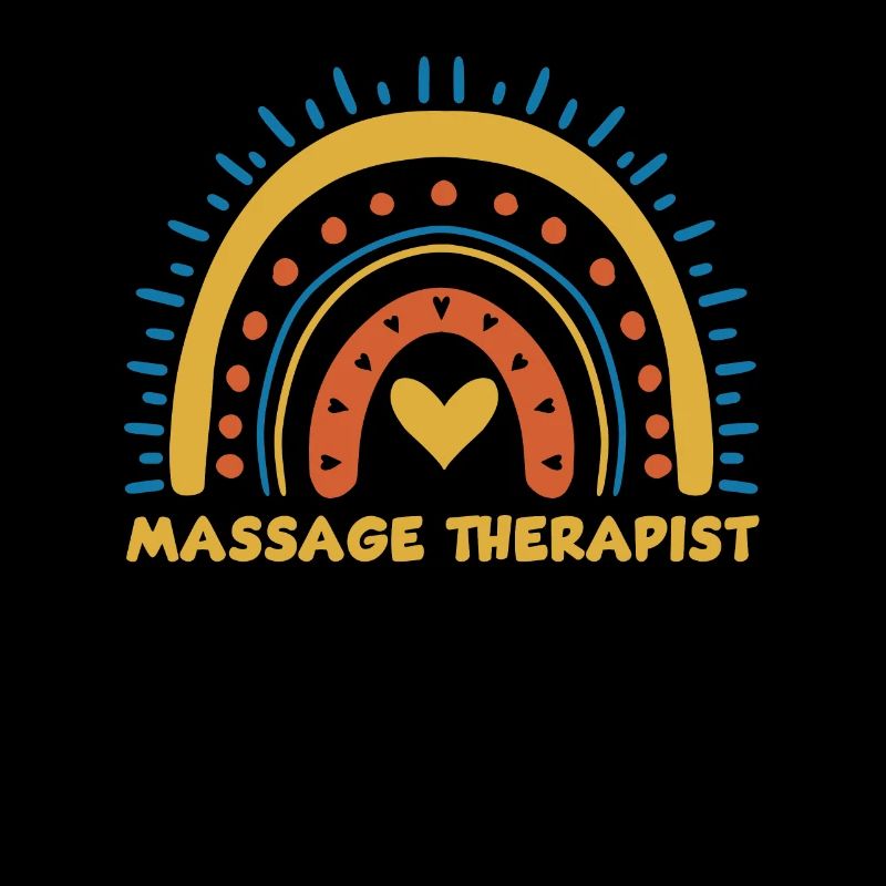 Niedliches Massagetherapeut Regenbogen Design