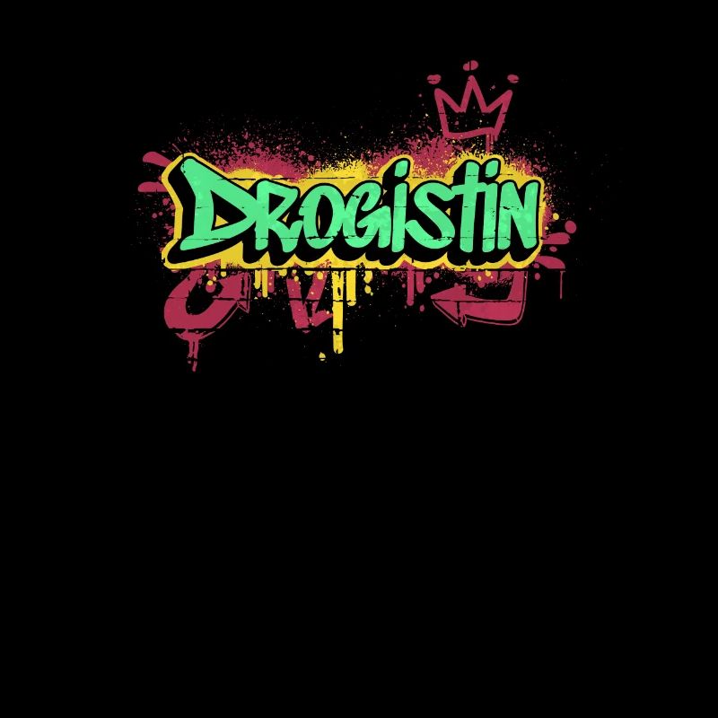 Apotheker Graffiti-Art Drogistin