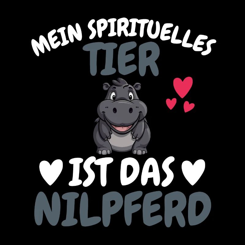 Hippo Afrika Tier Lustiges Geschenk Nilpferd