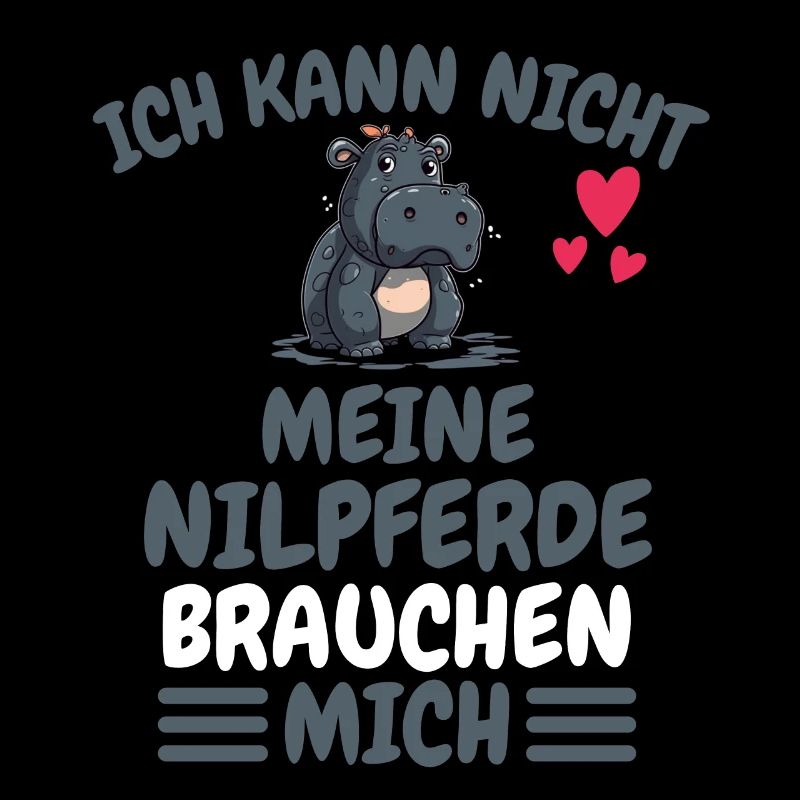 Afrika Tier Lustiges Nilpferd Geschenk Hippo