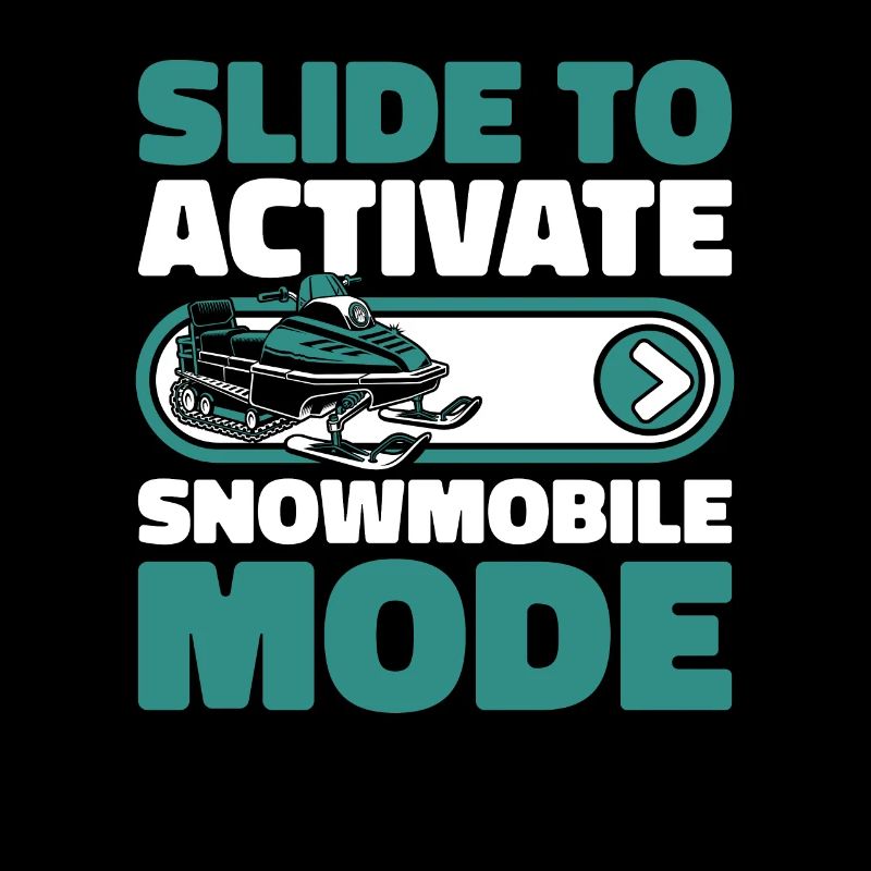 Slide To Activate Snowmobile Mode Motorschlitten