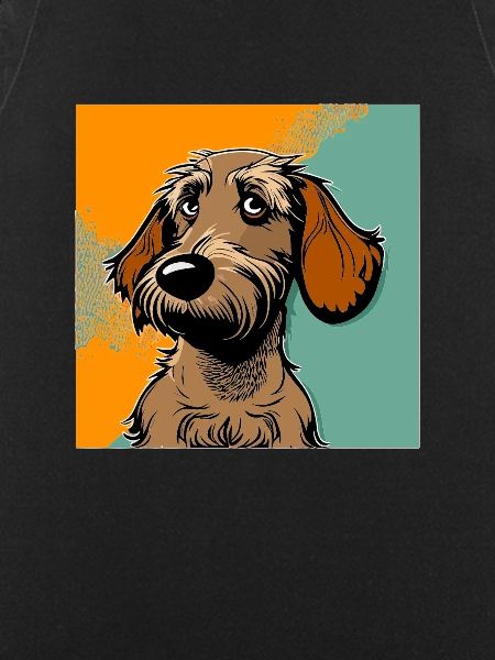 Dog in comic style