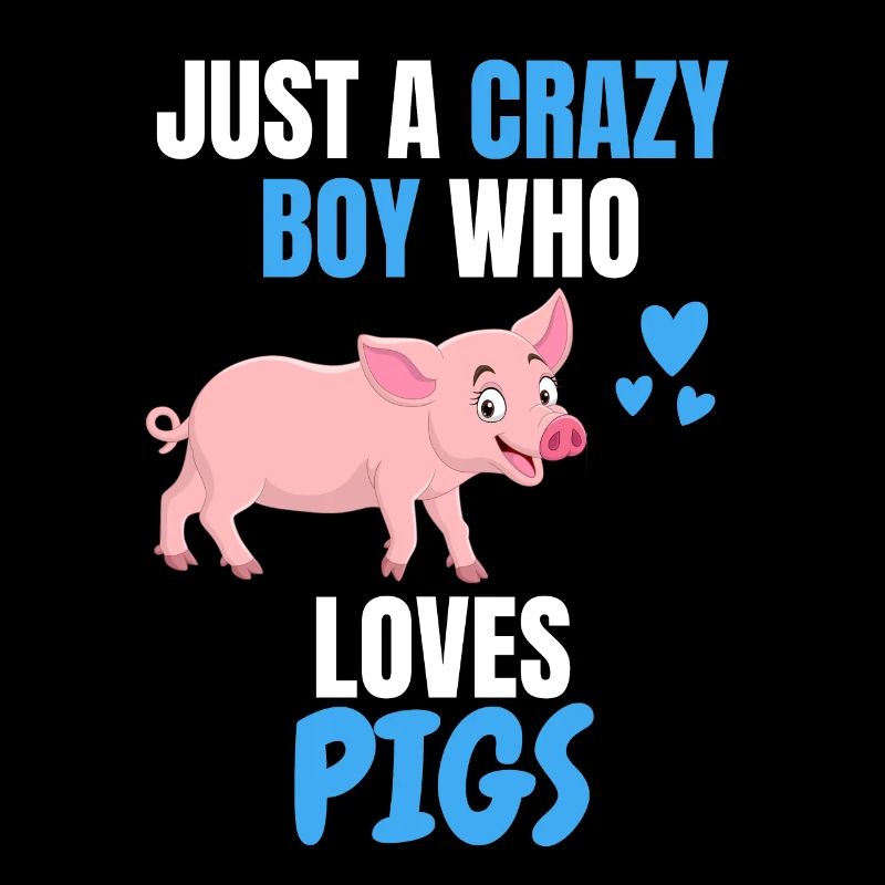 Fermier d’animaux de ferme Garçons Cadeau Cochon