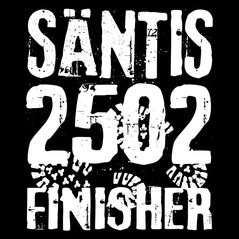 Säntis 2502 Finisher Alpstein Wanderer Climb