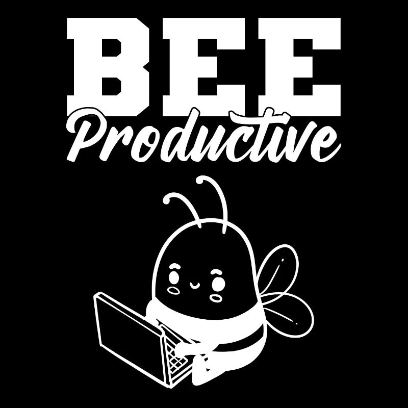 Bee Productive Office Worker