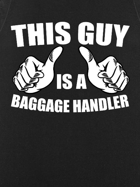 Funny baggage handler costume