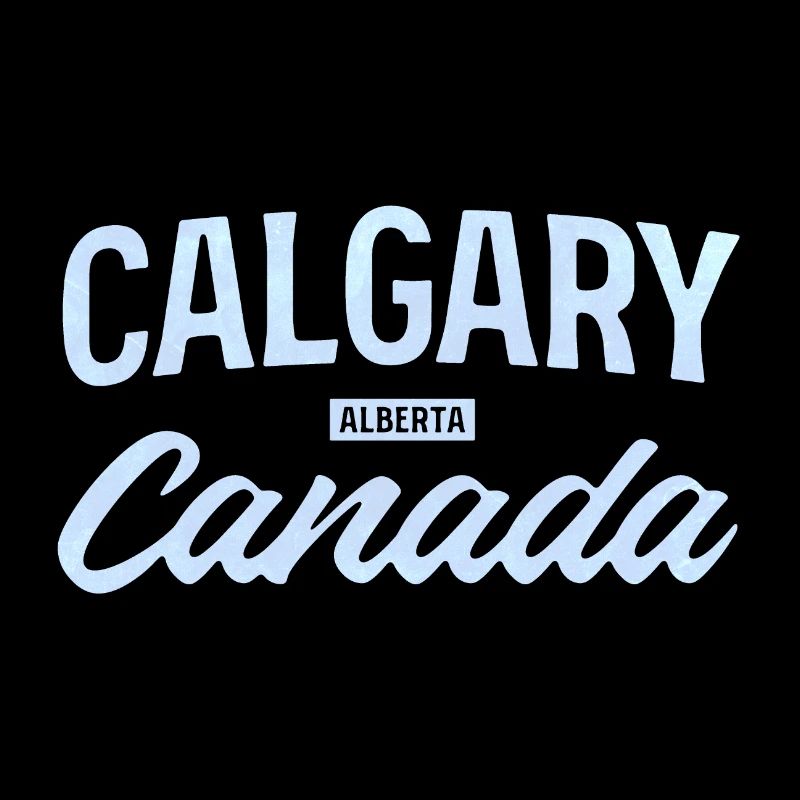  Calgary Alberta Canada – Retro Städte Design